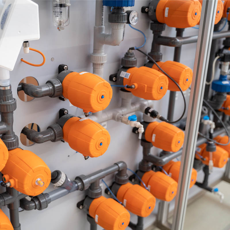 Solutions for you metal surface technology valves orange